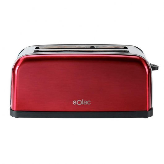 Solac Pack Desayuno Stillo Red Tostadora + Stillo Red Hervidor de Agua + Stillo Red Exprimidor