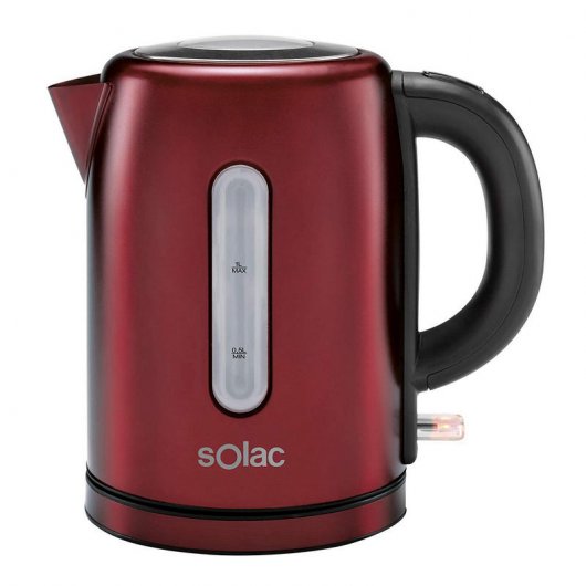 Solac Pack Desayuno Stillo Red Tostadora + Stillo Red Hervidor de Agua + Stillo Red Exprimidor