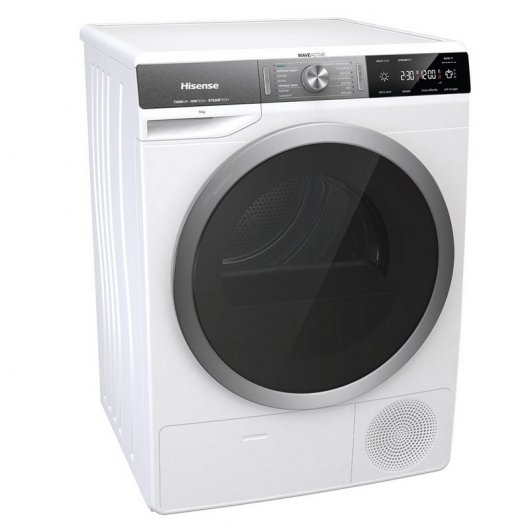 Hisense DHGS90M Secadora Bomba de Calor de Carga Frontal 9Kg A++ Blanca