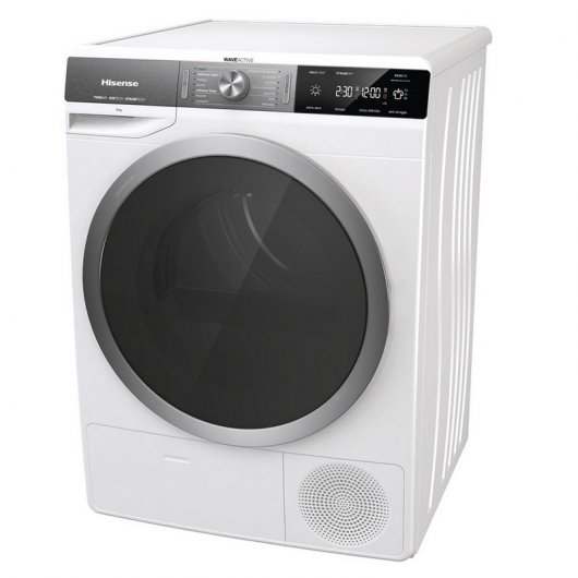 Hisense DHGS90M Secadora Bomba de Calor de Carga Frontal 9Kg A++ Blanca