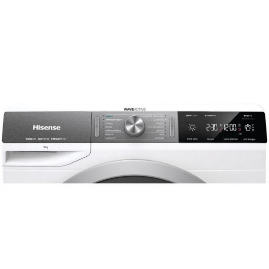 Hisense DHGS90M Secadora Bomba de Calor de Carga Frontal 9Kg A++ Blanca