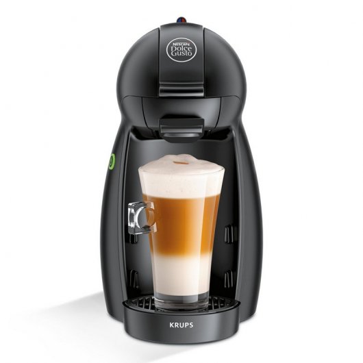 Krups Piccolo Cafetera Dolce Gusto Negra+ Pack de 6 Nescafé Dolce Gusto Café au Lait