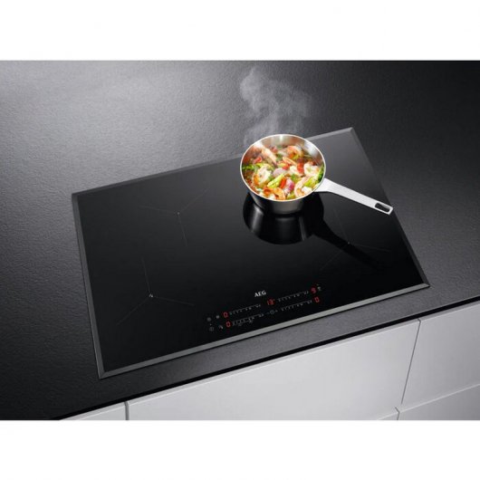 AEG IAE84431FB Placa de Inducción 4 Zonas 80cm Biselada Negra