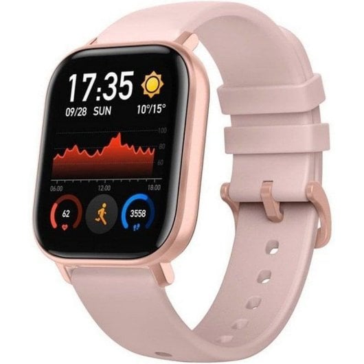 Amazfit GTS Bluetooth GPS 43mm AMOLED Rosa Resistente à Água 5ATM Monitor Cardíaco