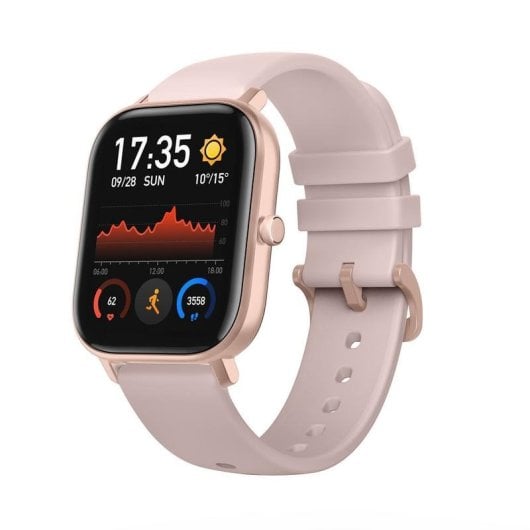 Amazfit GTS Bluetooth GPS 43mm AMOLED Rosa Resistente à Água 5ATM Monitor Cardíaco