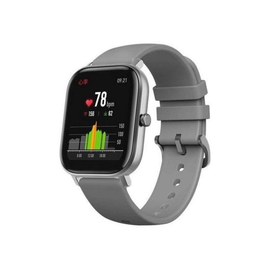 Amazfit GTS Bluetooth GPS 43mm AMOLED Cinzento Resistência Água 5ATM Monitor Cardíaco