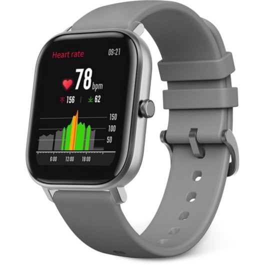 Amazfit GTS Bluetooth GPS 43mm AMOLED Cinzento Resistência Água 5ATM Monitor Cardíaco