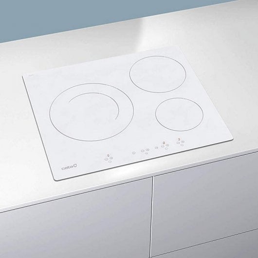 Cata IB 6203 Placa de Inducción 3 Zonas Blanca