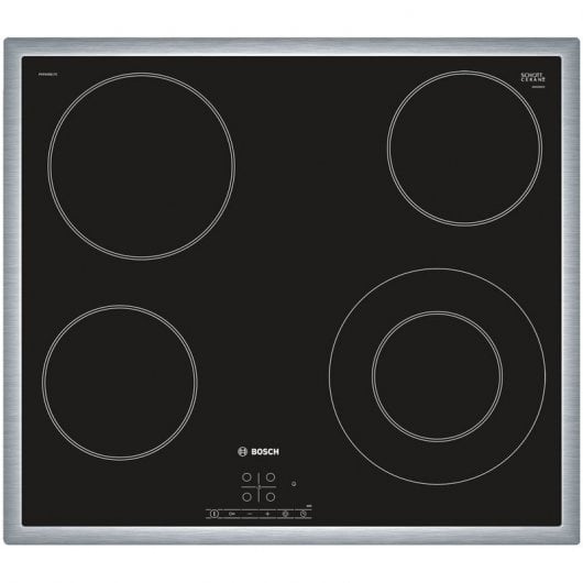 Bosch PKF645B17E Placa Vitrocerámica 4 Zonas Negra/Inox