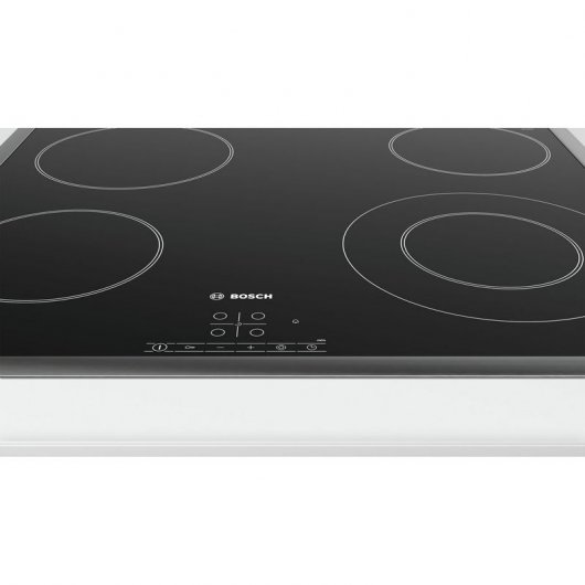 Bosch PKF645B17E Placa Vitrocerámica 4 Zonas Negra/Inox