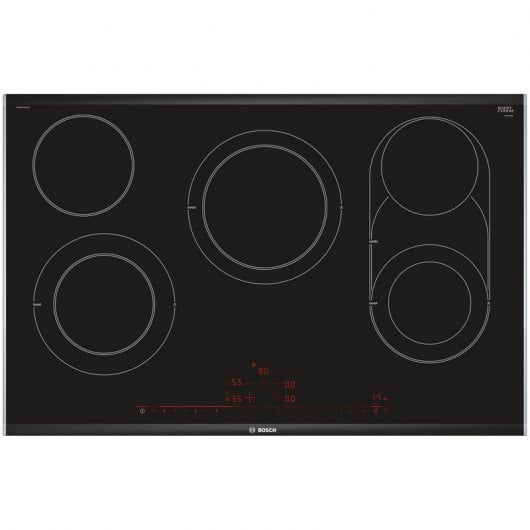 Bosch PKM875DP1D Placa Vitrocerámica 5 Zonas 80cm Negra/Inox