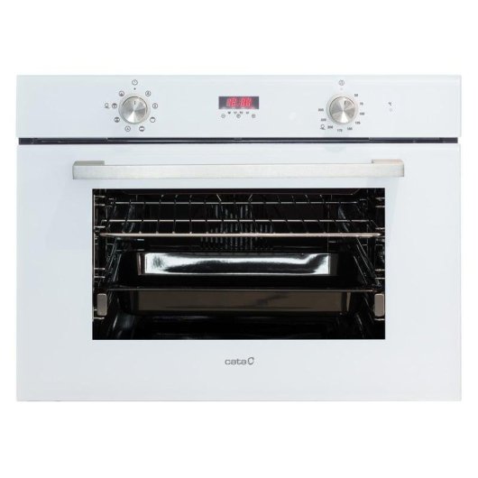 Horno Multifunción Cata MD 5008 40L 60cm Hidrolítico A Grill Guías Telescópicas Blanco
