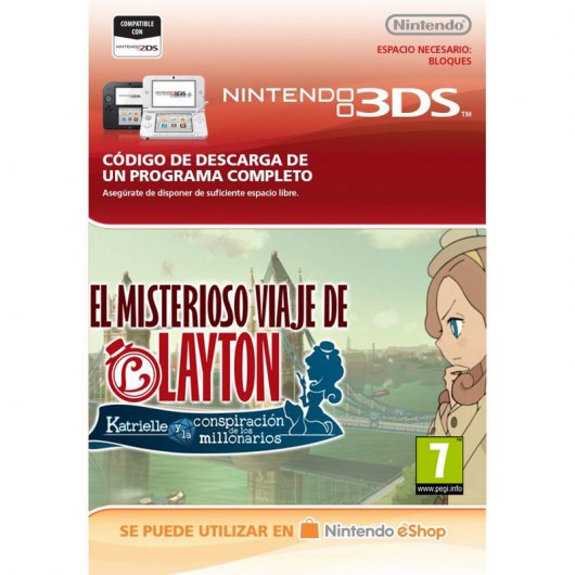 El Misterioso Viaje de Layton: Katrielle y la conspiración de los millonarios Nintendo 3DS Nintendo eShop