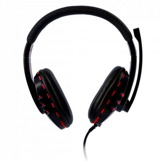 CoolBox Deep Red G2 Casque avec microphone Noir/Rouge