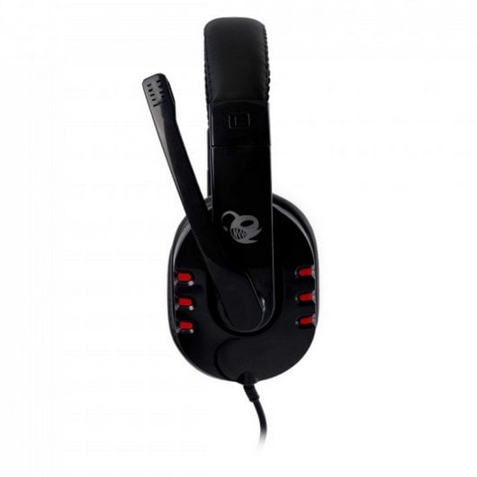 CoolBox Deep Red G2 Casque avec microphone Noir/Rouge