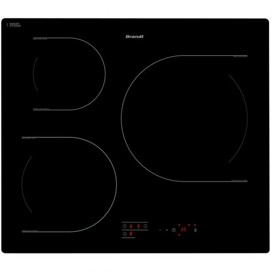Brandt TI118B Placa de Inducción 3 Zonas Negra