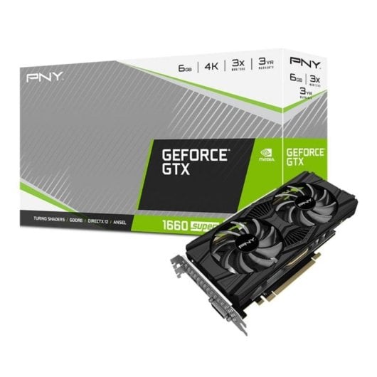Tarjeta Gráfica PNY GeForce GTX 1660 SUPER 6GB GDDR6 Dual Fan