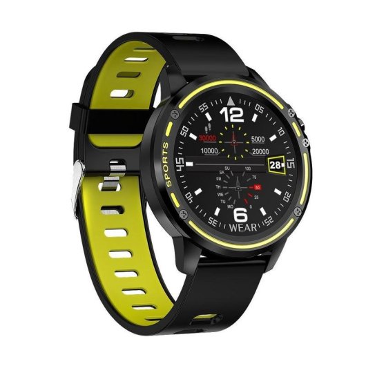 Leotec MultiSports ECG Complete Smartwatch Lime Green Recondicionado