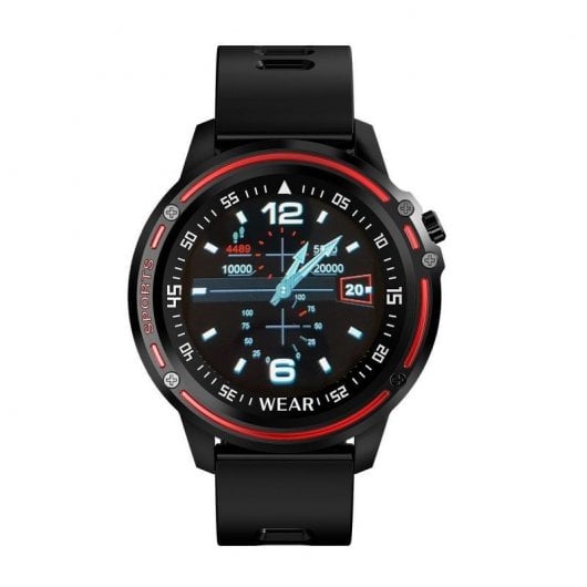 Leotec MultiSports ECG Complete Smartwatch Vermelho PcComponentes.pt