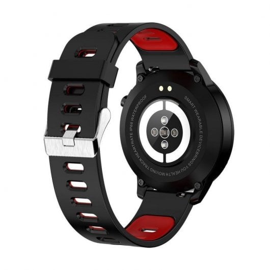 Leotec MultiSports ECG Complete Smartwatch Rojo