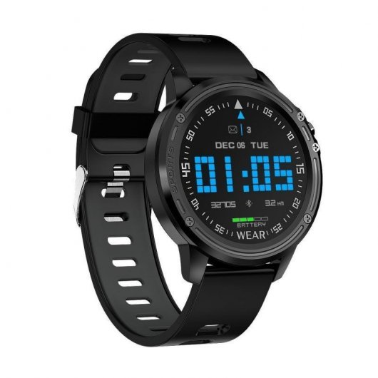 Leotec MultiSports ECG Complete Smartwatch Negro