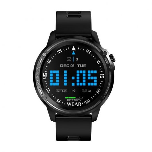 Leotec MultiSports ECG Complete Smartwatch Negro
