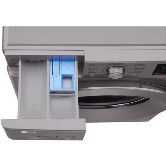 LG F4J5TN7S Lavadora Carga Frontal 8Kg A+++ Acero Inoxidable