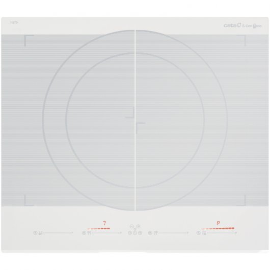 Cata GIGA 600 WH Placa de Inducción 4 Zonas Blanca