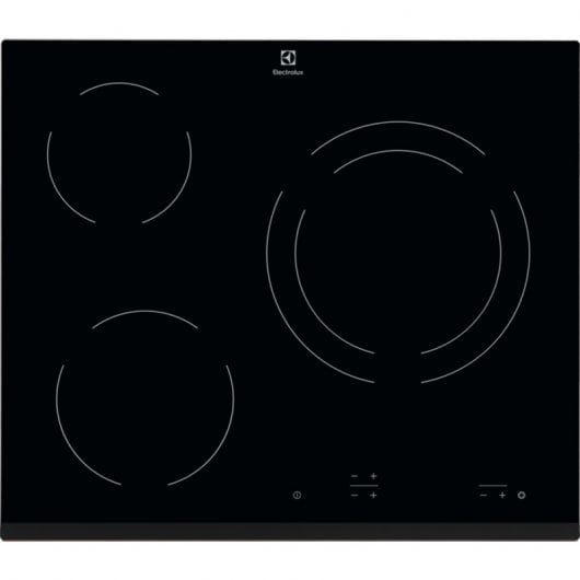 Electrolux EHF6231FOK Placa Vitrocerámica 3 Zonas Negra