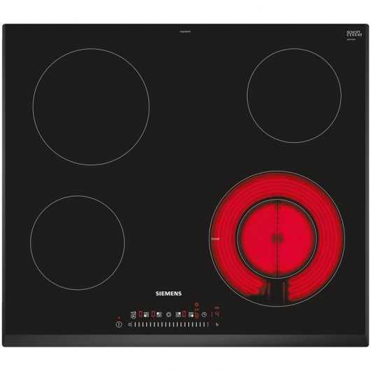 Siemens iQ300 ET651FFP1E Placa Vitrocerámica 4 Zonas Negra