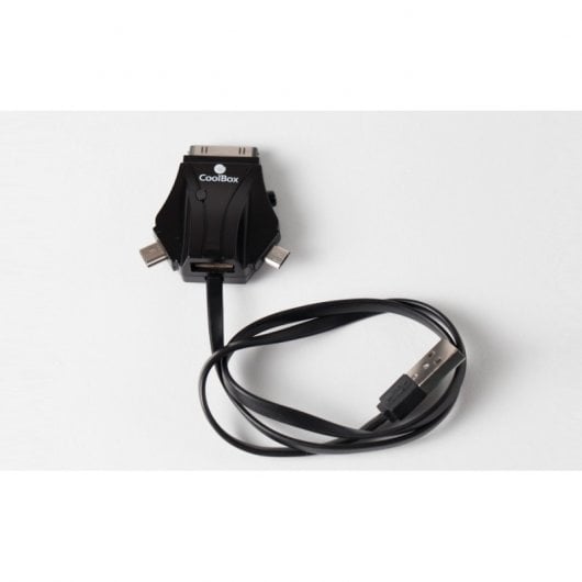 CoolBox ACD 301 Cable de Carga USB 1m Negro