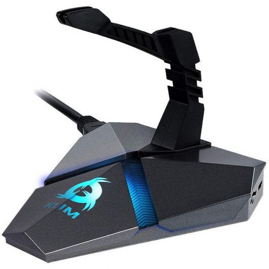 Klim Bungee Soporte Cable de Ratón + HUB USB 3.0 + Lector de Tarjetas Micro SD