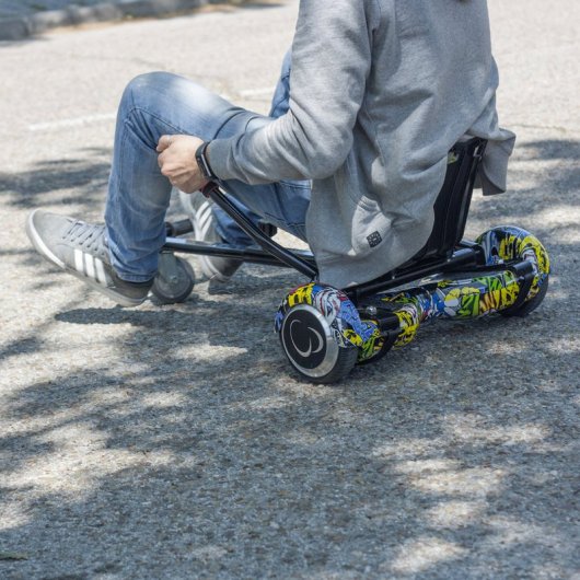SmartGyro Go-Kart Pro Street Cadeira para Hoverboard Graffiti
