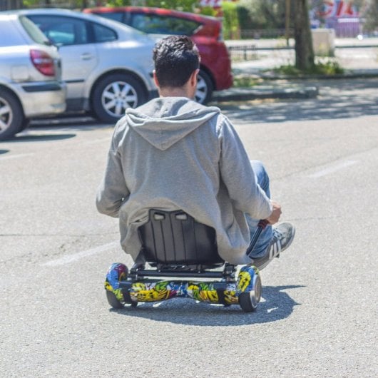 SmartGyro Go-Kart Pro Street Cadeira para Hoverboard Graffiti
