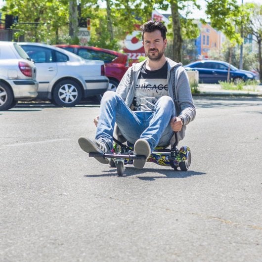 SmartGyro Go-Kart Pro Street Cadeira para Hoverboard Graffiti