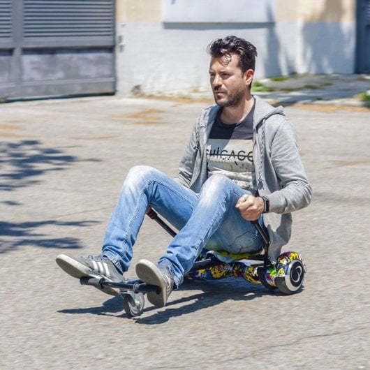SmartGyro Go-Kart Pro Street Cadeira para Hoverboard Graffiti