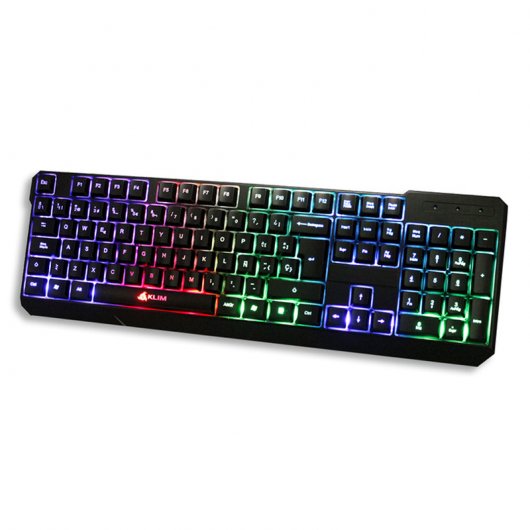 Klim chroma teclado gaming inalámbrico retroiluminado sale