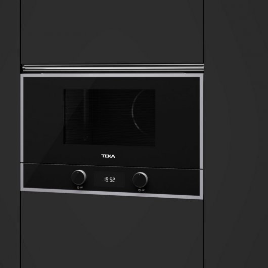 Teka ML 822 BIS Microondas Integrable con Grill 22L 850W Negro/Inox