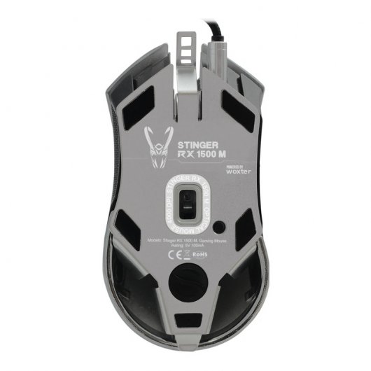 Woxter Stinger RX 1500 M Ratón Gaming 4000DPI Blanco