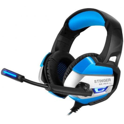 Woxter Stinger GX 250 H Auriculares Gaming RGB 7.1 Negro/Azul