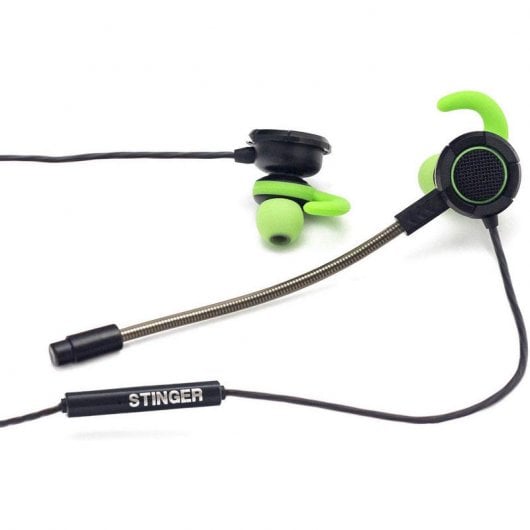 Woxter Gamer Bud Green Auriculares Gaming Verde/Negro