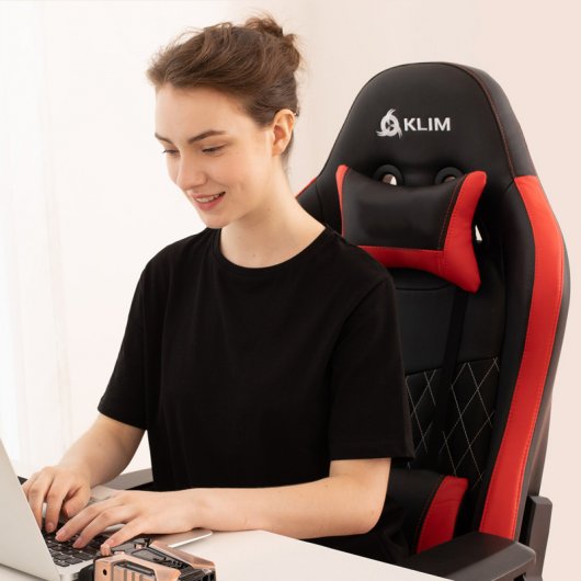 Klim eSports Silla Gaming Negra/Roja