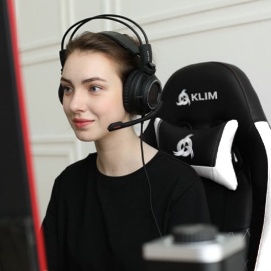 Klim eSports Silla Gaming Negra/Blanca