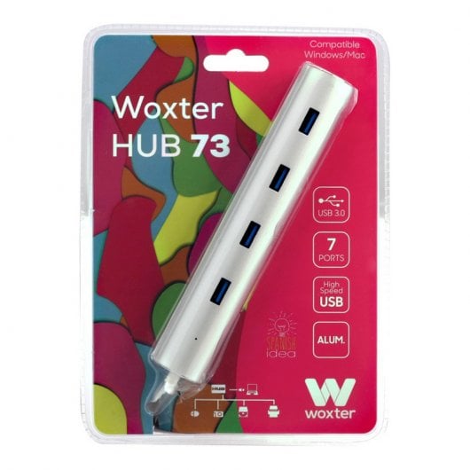 Woxter Hub 73 Hub Multipuerto USB 3.0