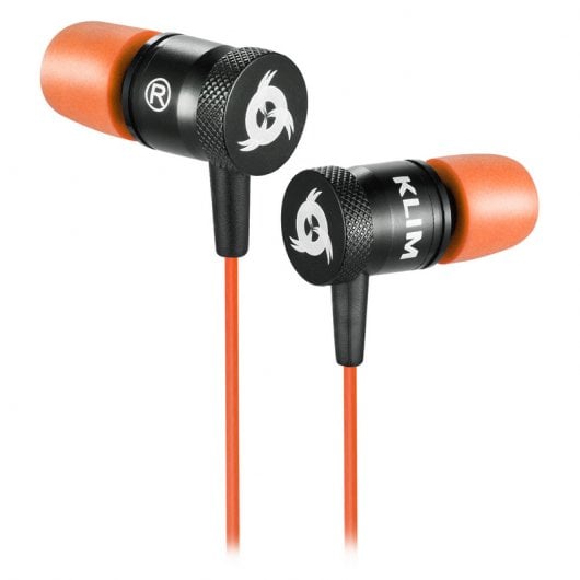 Klim Fusion Auriculares Intrauditivos Laranjas