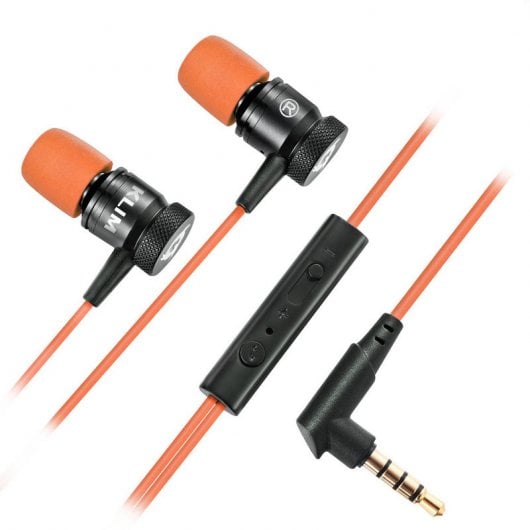 Klim Fusion Auriculares Intrauditivos Laranjas
