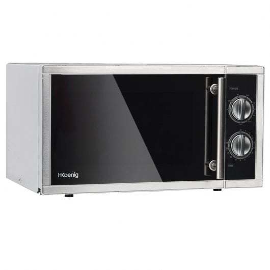 HKoenig VIO7 Microondas con Grill 23L 1000W Inox/Negro