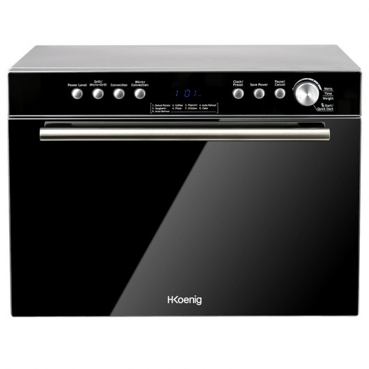 HKoenig VIO34 Micro-ondas/Forno com Convecção 34L 2050W Preto