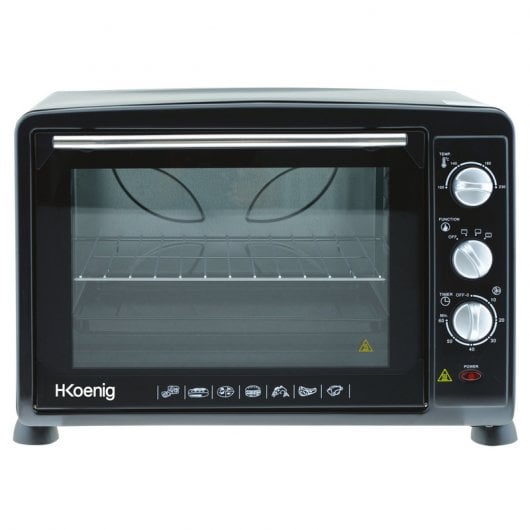 HKoenig FO35 Four de table 35L 1600W Noir