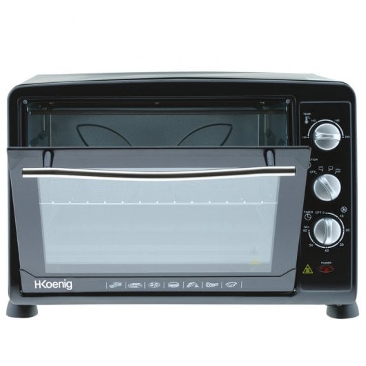 HKoenig FO35 Four de table 35L 1600W Noir